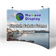 Curved Stretch Fabric Displays