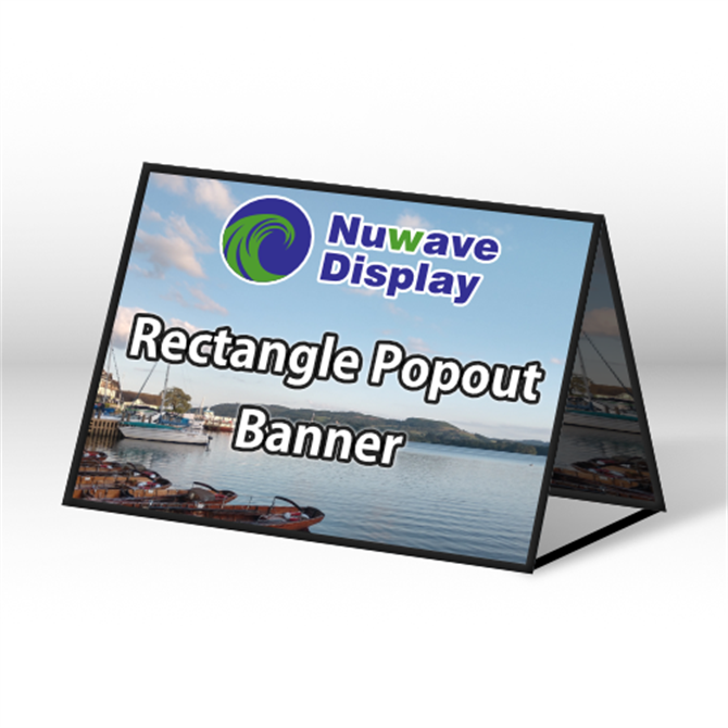 Square Ended Popout Banner